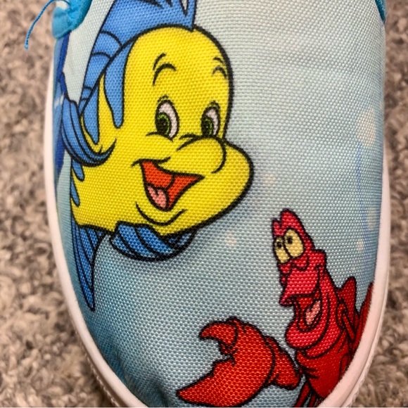 Disney The Little Mermaid Ariel Slip-On Sneakers - Picture 8 of 8
